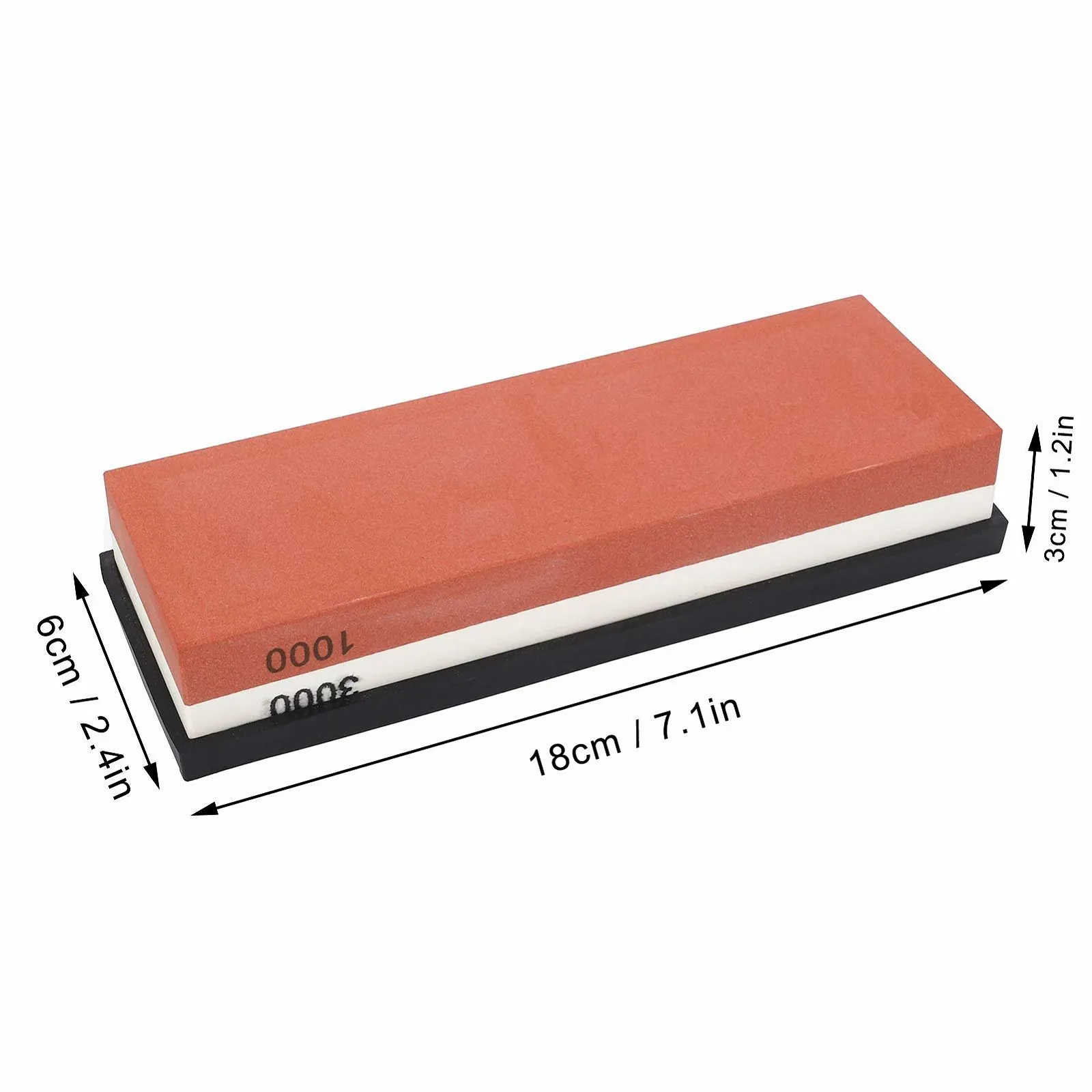 Точильний камінь Marhynchus білий корунд 1000/3000 грит 18х6х3 см, фото №5 Точильний камінь Marhynchus білий корунд 1000/3000 грит 18х6х3 см, фото №5