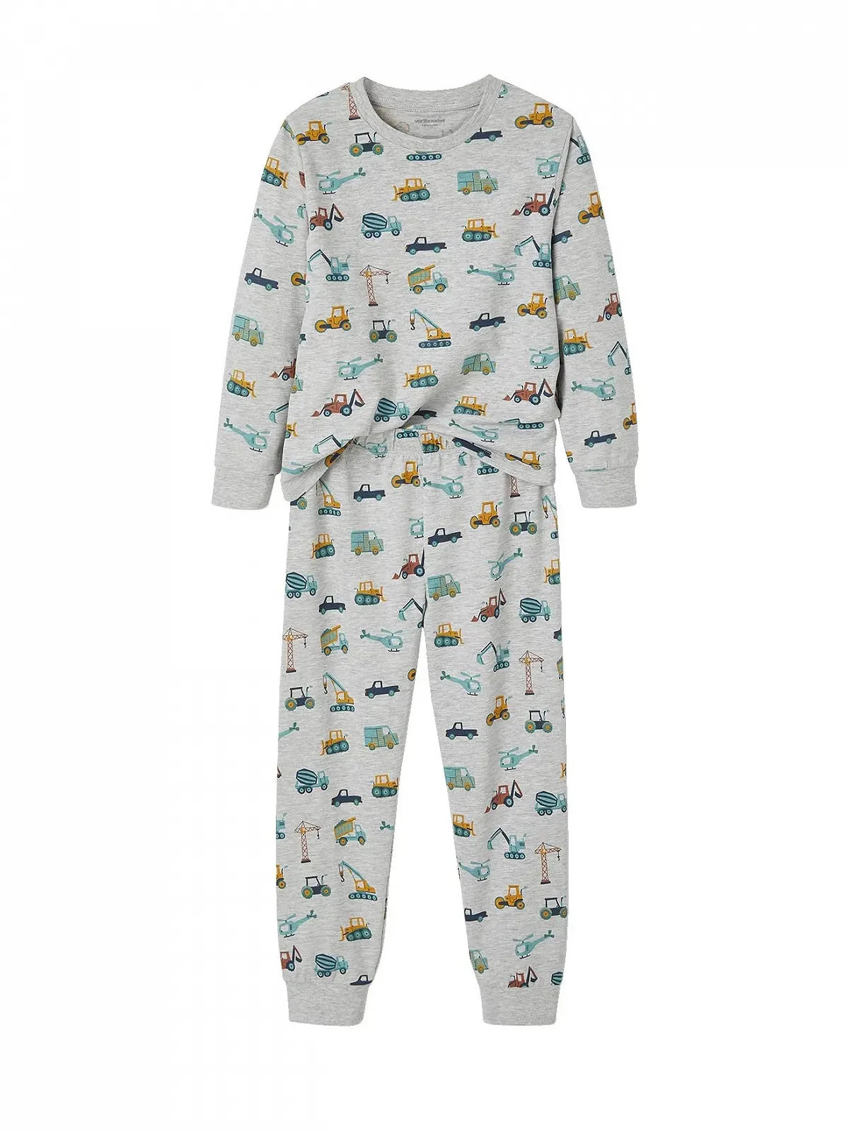 Піжама Vertbaudet Vertbaudet для хлопчиків + Шорти для піжами Будівельний майданчик, фото №4 Піжама Vertbaudet Vertbaudet для хлопчиків + Шорти для піжами Будівельний майданчик, фото №4