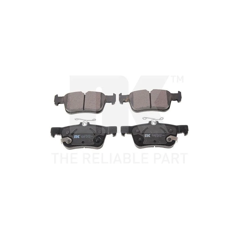 Комплект тормозных колодок, дисковый тормоз NK 222596 Задний мост, фото №1 Комплект тормозных колодок, дисковый тормоз NK 222596 Задний мост, фото №1