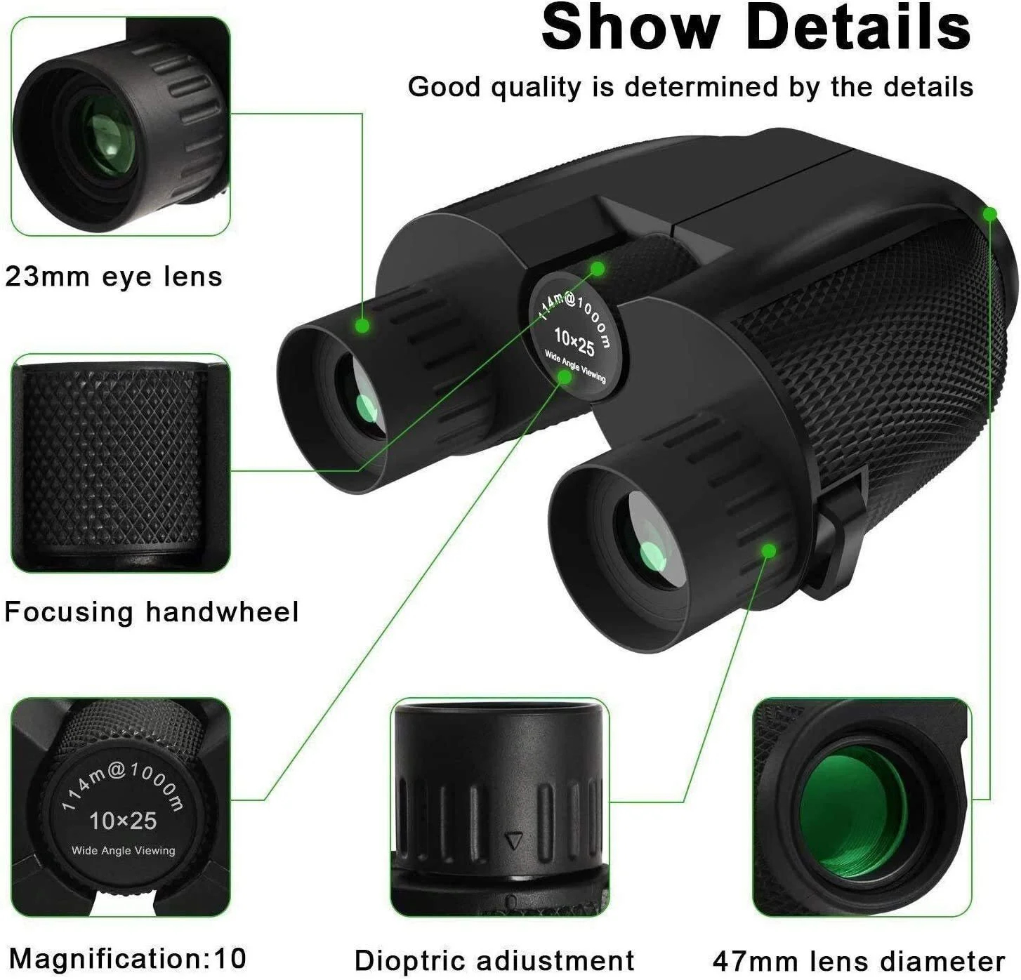 Бінокль 20x50 High Power Compact HD Waterproof, фото №3