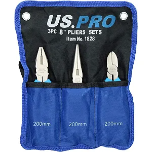3 шт. Плоскогубцы комбинированные/бокорезы и длинногубцы 200 мм synthetic.ua - Фото 1