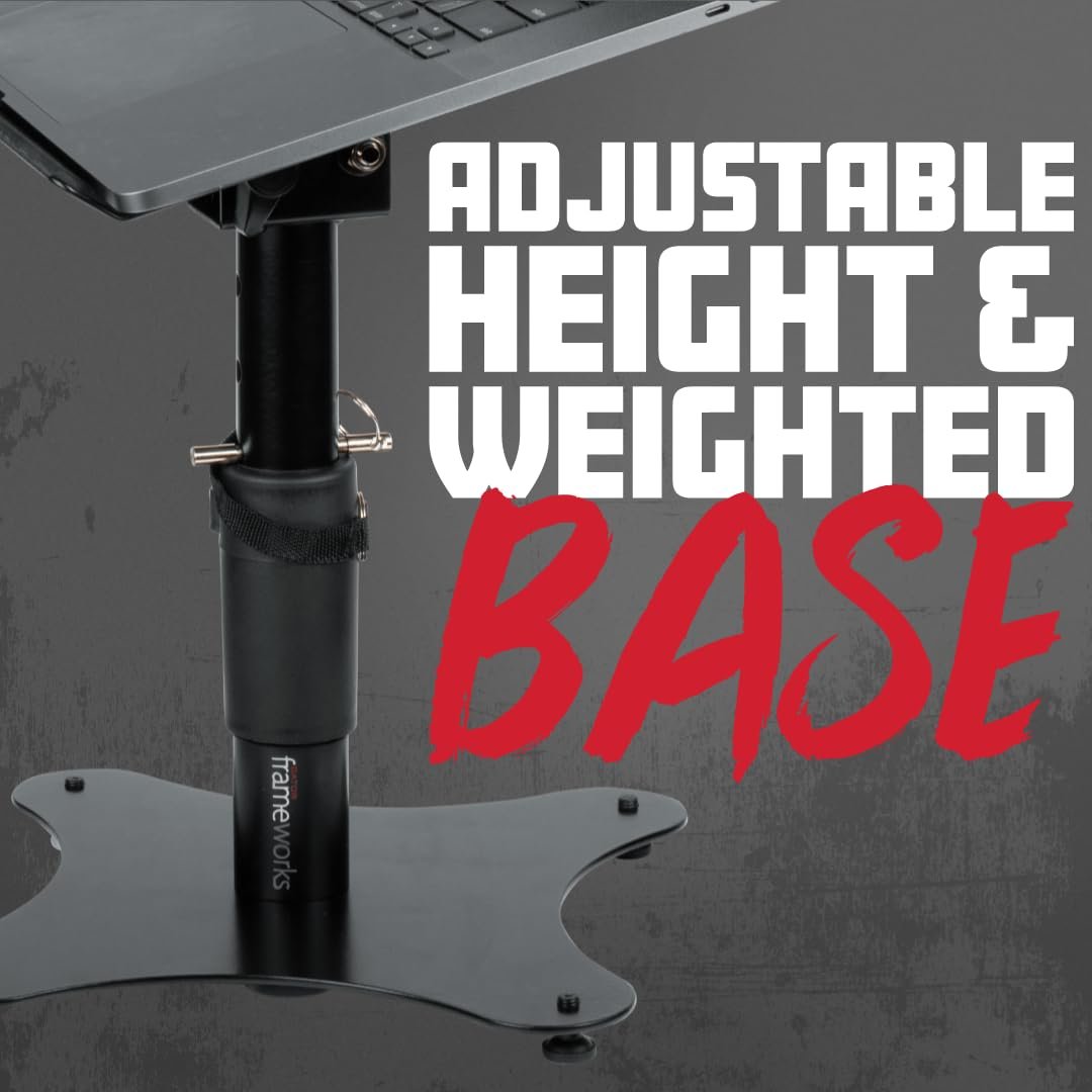 Подставка для ноутбука Gator Frameworks Universal с регулируемым по высоте основанием и балластным весом, фото №2