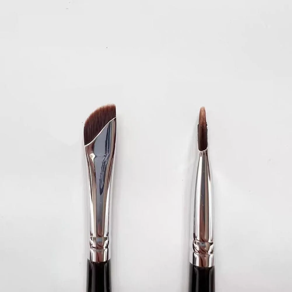 Пензлі для підводки очей FSSTUD, набір 10 штук, скошений, фото №2