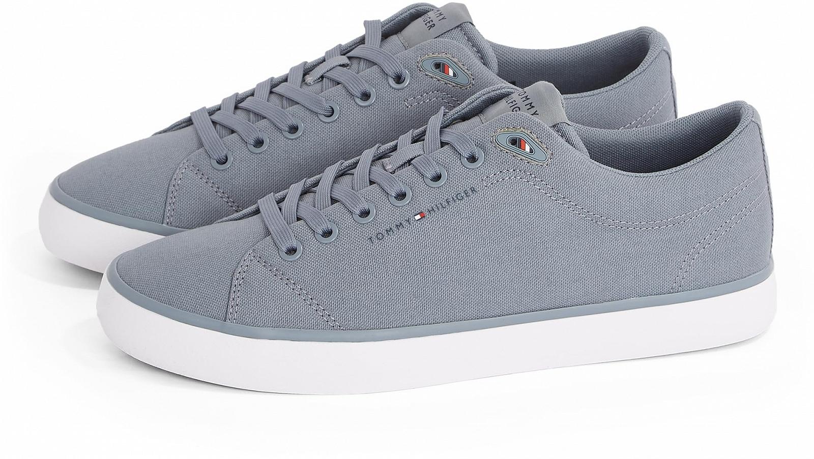 Низкие кеды Tommy Hilfiger Core Canvas Grau (Overcast Grey) 44, фото №4