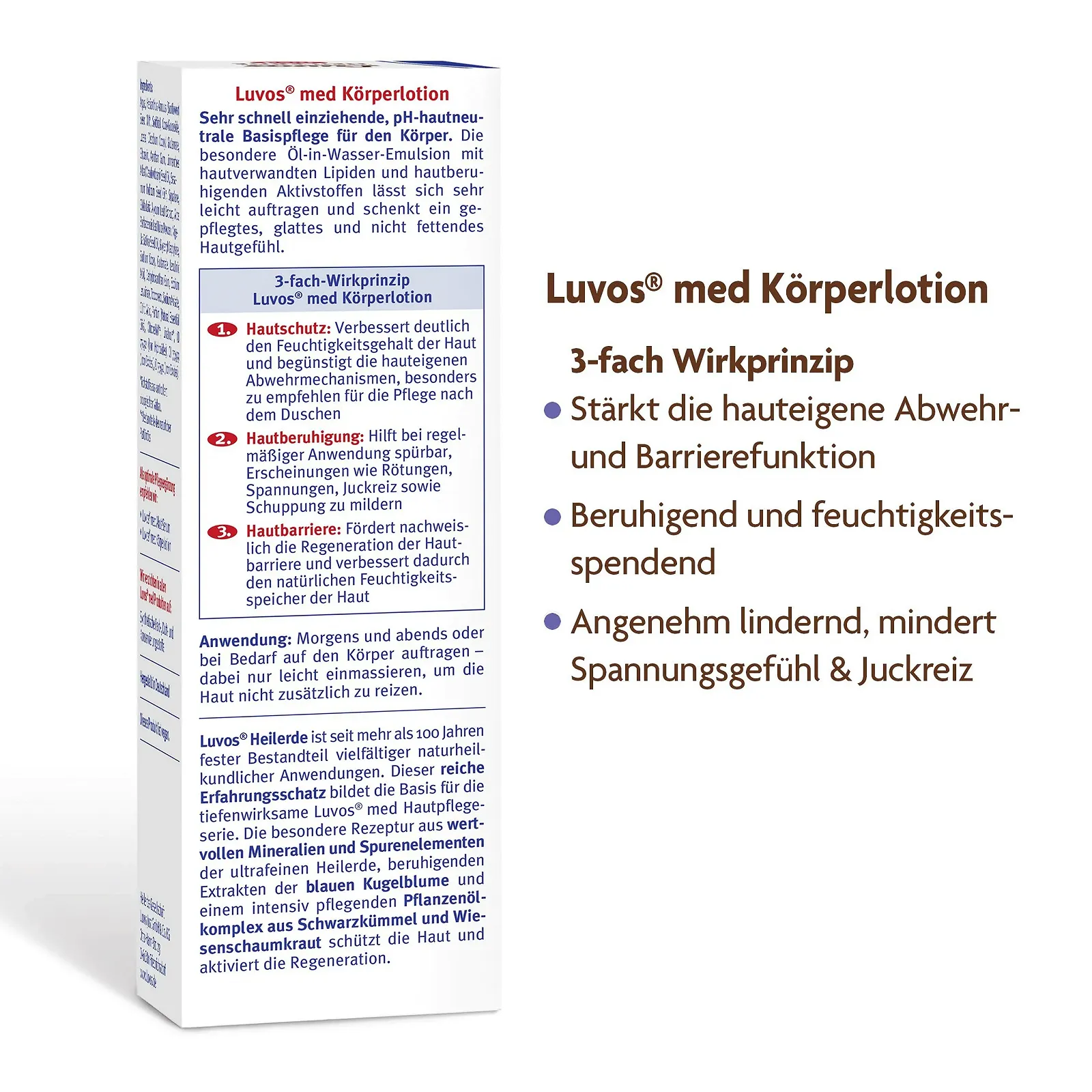 Лосьйон для тіла Luvos Heilerde med, фото №3 Лосьйон для тіла Luvos Heilerde med, фото №3