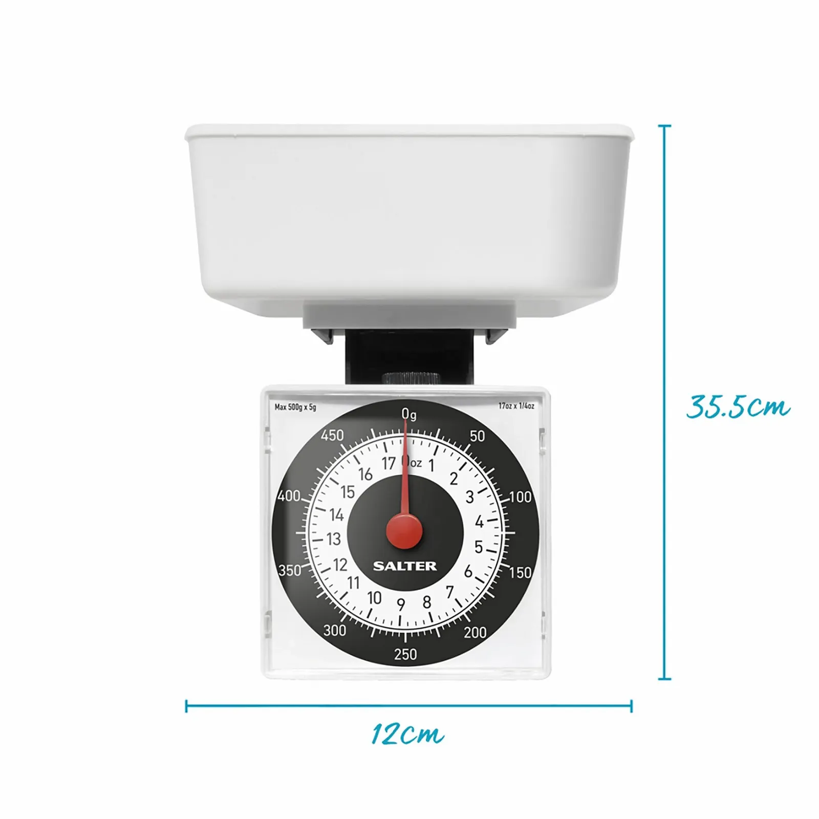 Кухонні ваги Salter Dietary 500 г White, фото №7 Кухонні ваги Salter Dietary 500 г White, фото №7