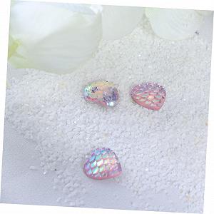 Стрази EXCEART Рибні луски Рожевий synthetic.ua - Фото 1