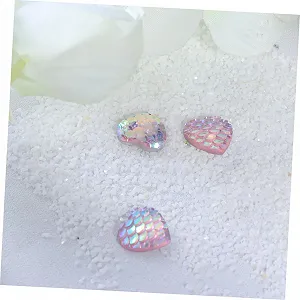 Стрази EXCEART Рибні луски Рожевий synthetic.ua - Фото 1