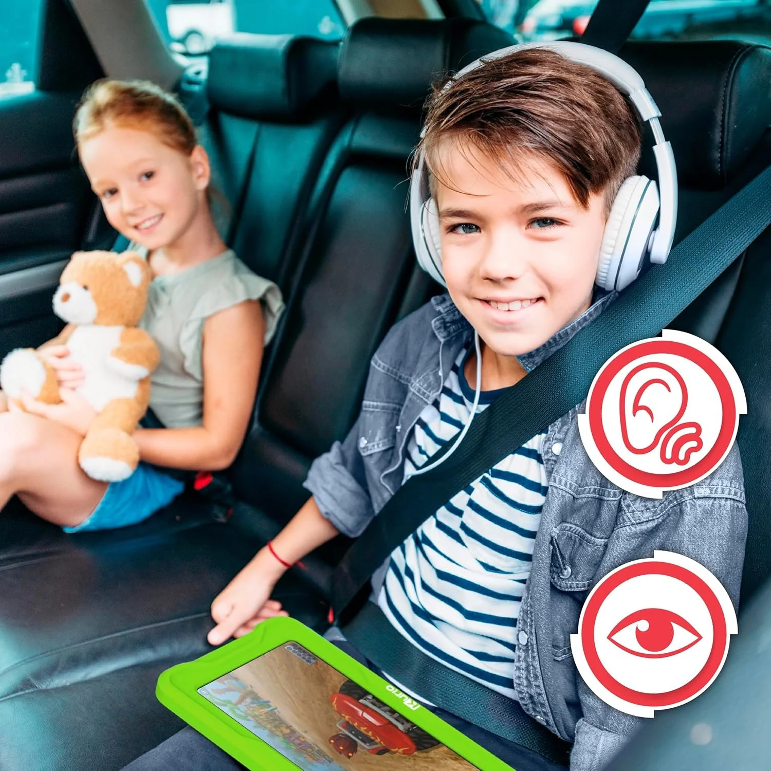 Планшет 7" KURIO KO1023 (2+4)/32 ГБ 4 ядер Android 13 3200 mAh Черный, фото №6 Планшет 7" KURIO KO1023 (2+4)/32 ГБ 4 ядер Android 13 3200 mAh Черный, фото №6