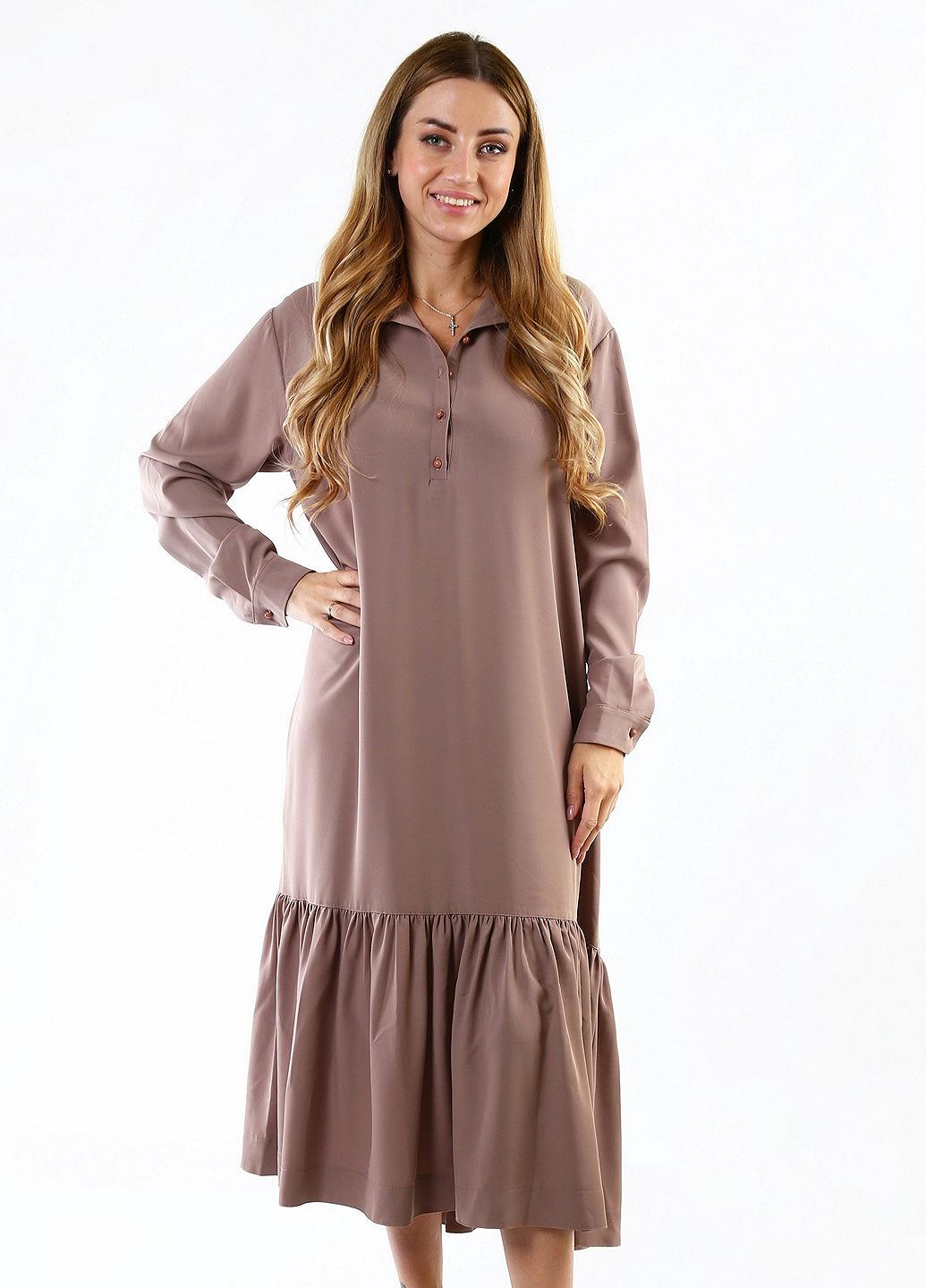 Платье inDresser L Бежевый (IN-F0227Ю034А-Beige), фото №1