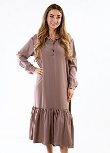 Платье inDresser M Бежевый (IN-F0227Ю034А-Beige) - Фото 1