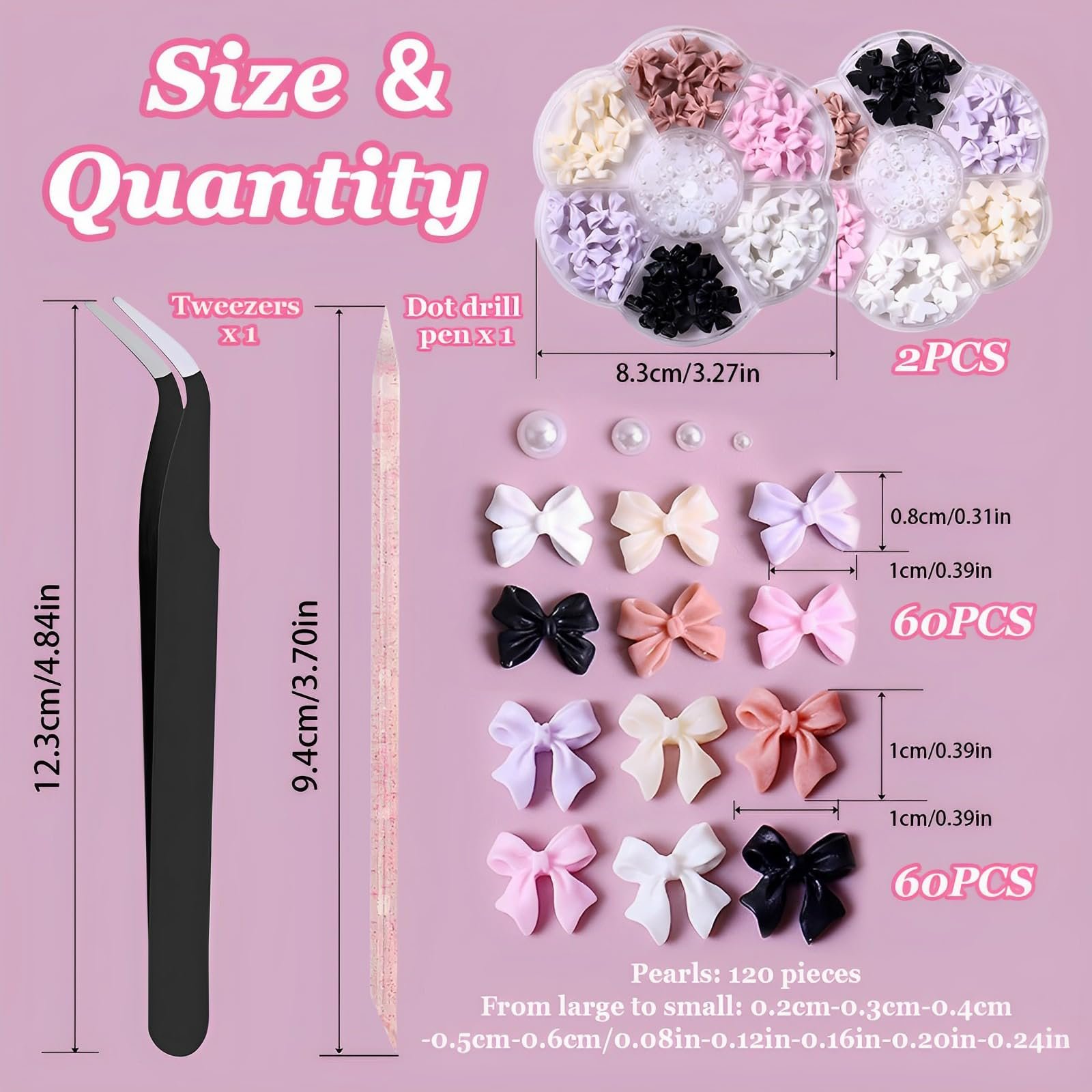 Набір Підвісок для нігтів (2 шт.), фото №3