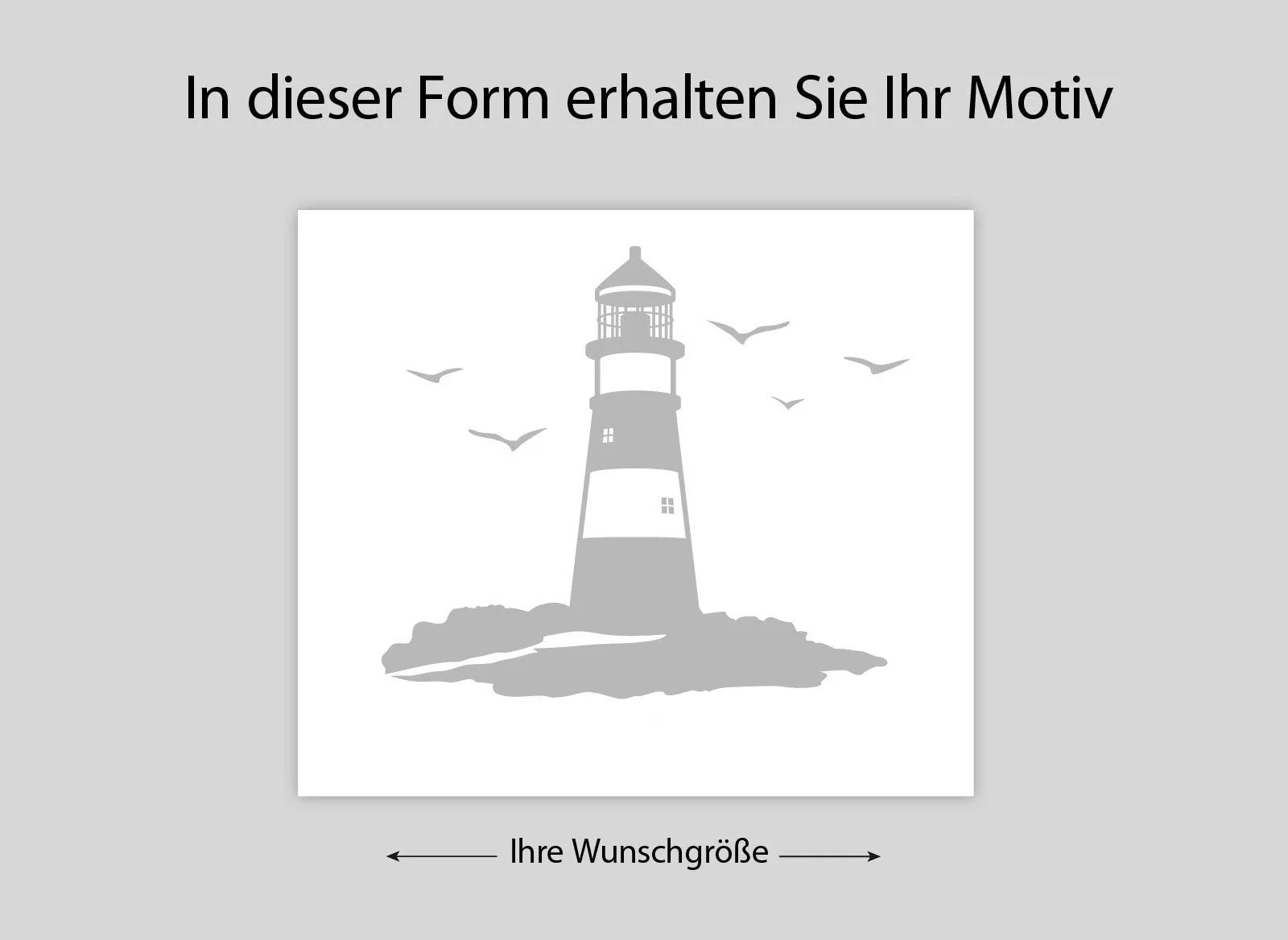 Наклейка на крышку унитаза Grandora Lighthouse I 24 x 21 см W1245 Светло-голубой, фото №3