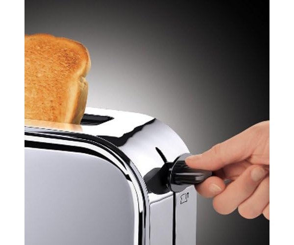 Russell Hobbs Тостер Chester 1000Вт метал довгі слоти сріблястий, фото №4