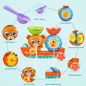 Іграшка для ванни Ведмідь для дітей synthetic.ua - Фото 1