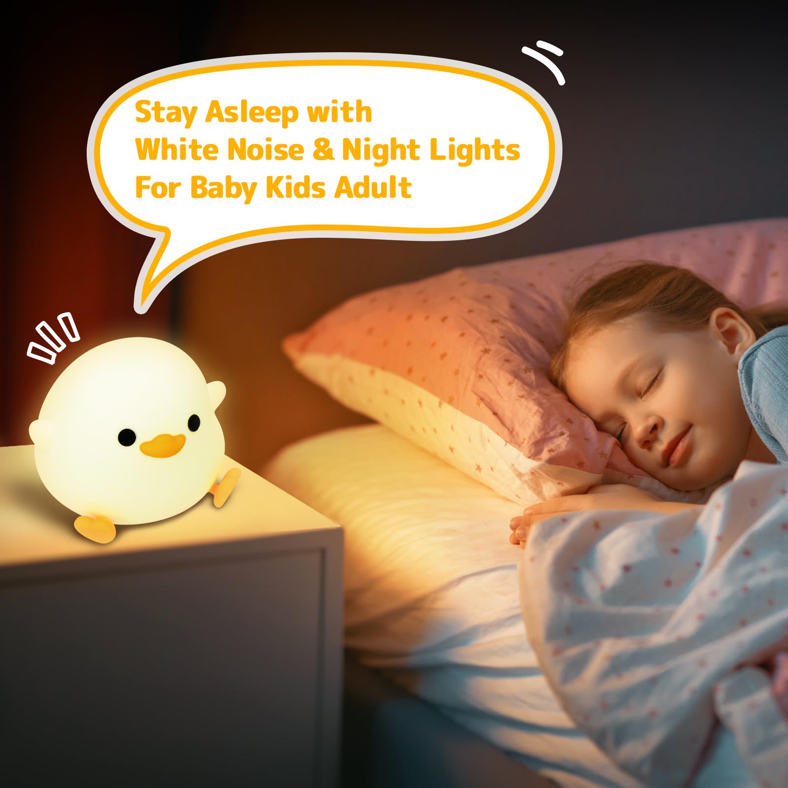Ночник UCAMP Children's LED Силиконовый Прикроватная Лампа с Диммером сенсорная и Таймером USB Перезаряжаемый Декор Детский, фото №3