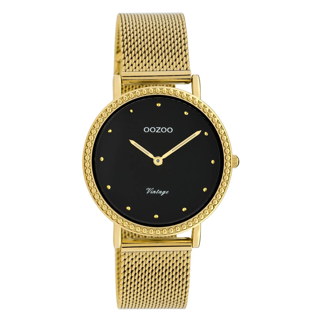 Женские часы Oozoo Vintage C20055 Черный/Золотой, Золото-черный, золотой, Браслет, фото №1 Женские часы Oozoo Vintage C20055 Черный/Золотой, Золото-черный, золотой, Браслет, фото №1