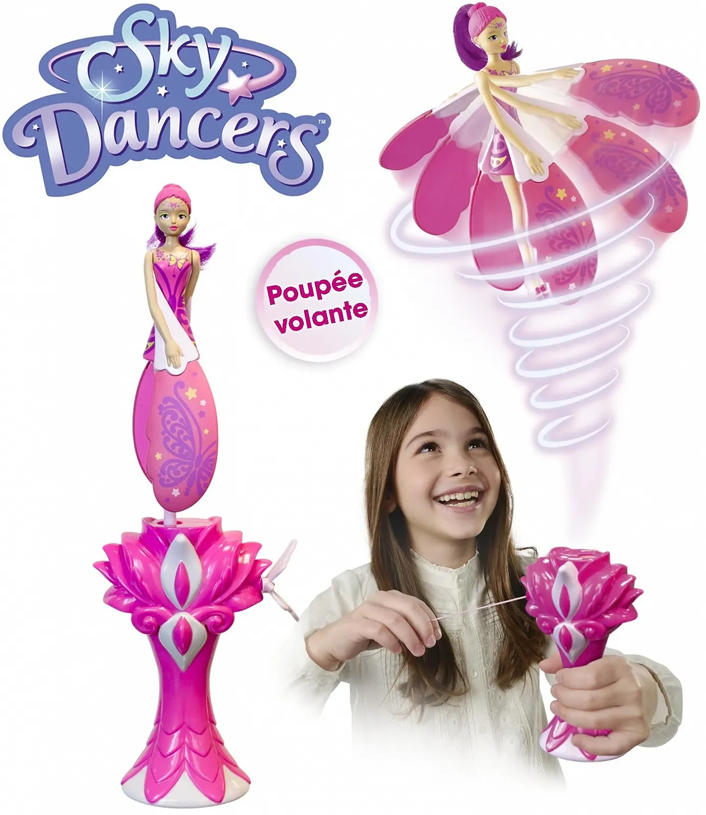 Кукла Lansay Sky Dancers Pretty Poppy Волшебная летающая, фото №4