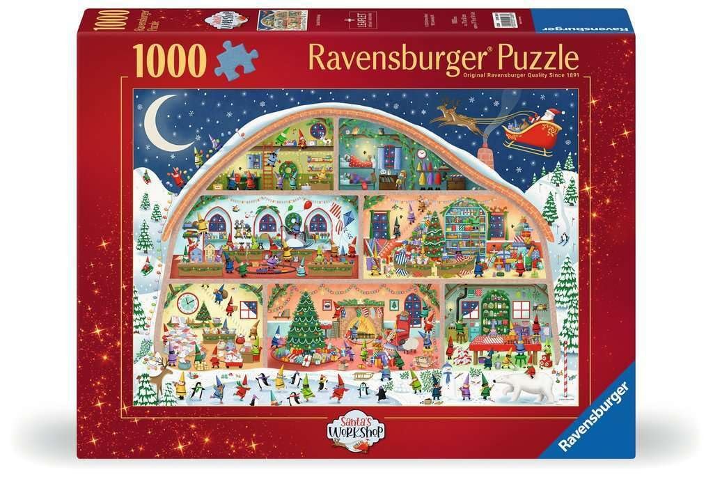 Пазл Ravensburger Santa Workshop 12001268 1000 елементів, фото №1