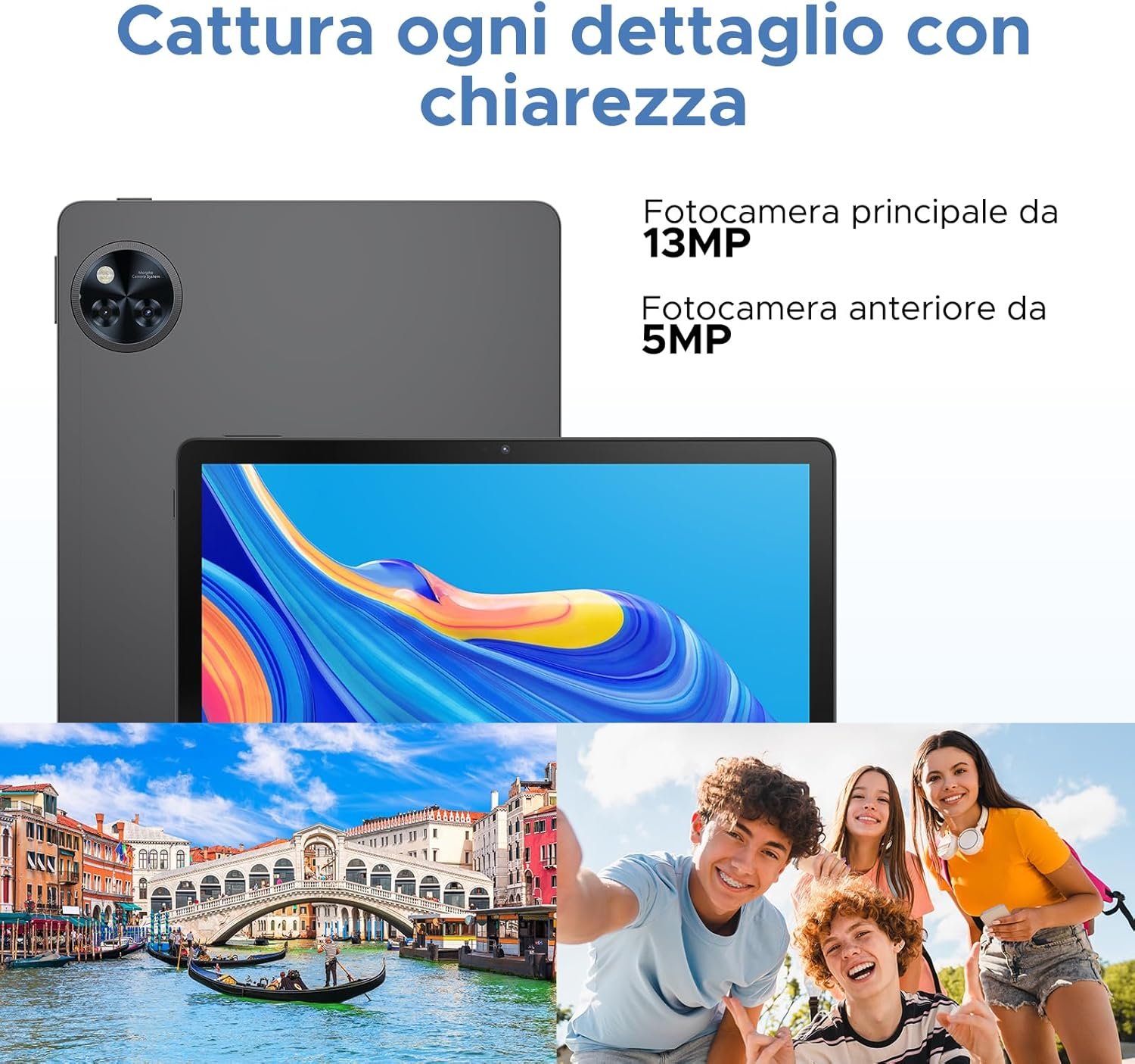 Планшет 11" DOOGEE U11 Pro 6+24/256GB 8 ядер Android 15 8580 mAh Сірий, фото №9