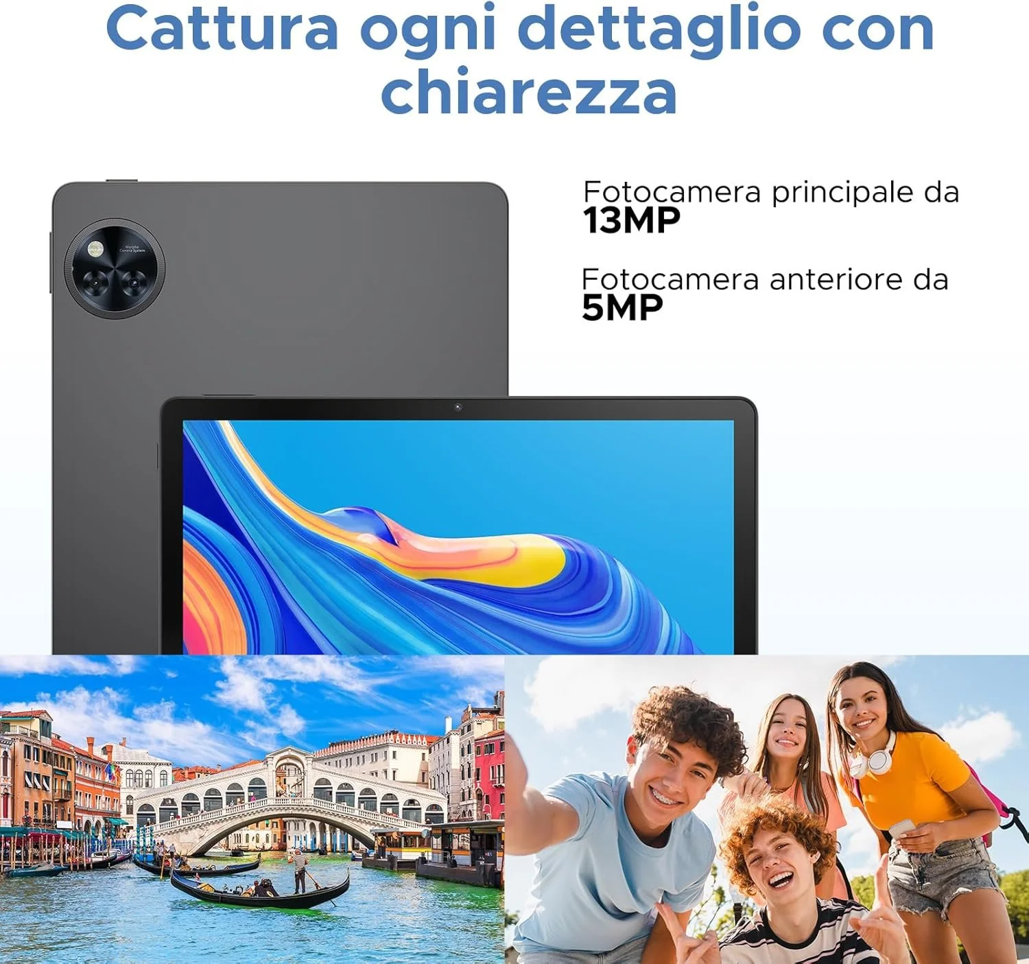 Планшет 11" DOOGEE U11 Pro 6+24/256GB 8 ядер Android 15 8580 mAh Сірий, фото №9