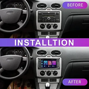 Штатна автомагнітола SIXTOP для Ford Focus II Mondeo 9 S-Max C-Max Kuga 2008-2011 / 7" / Сенсорна / 2/64Гб / Android 13 / Apple CarPlay / Android Auto / Bluetooth / WI-FI / GPS / USB ціна на synthetic.ua - Фото 1 Штатна автомагнітола SIXTOP для Ford Focus II Mondeo 9 S-Max C-Max Kuga 2008-2011 / 7" / Сенсорна / 2/64Гб / Android 13 / Apple CarPlay / Android Auto / Bluetooth / WI-FI / GPS / USB synthetic.ua - Фото 1