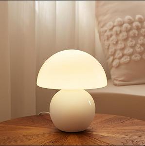 Настольная лампа Mushroom Lamp Dimmable LED Ceramic Base White - Фото 1