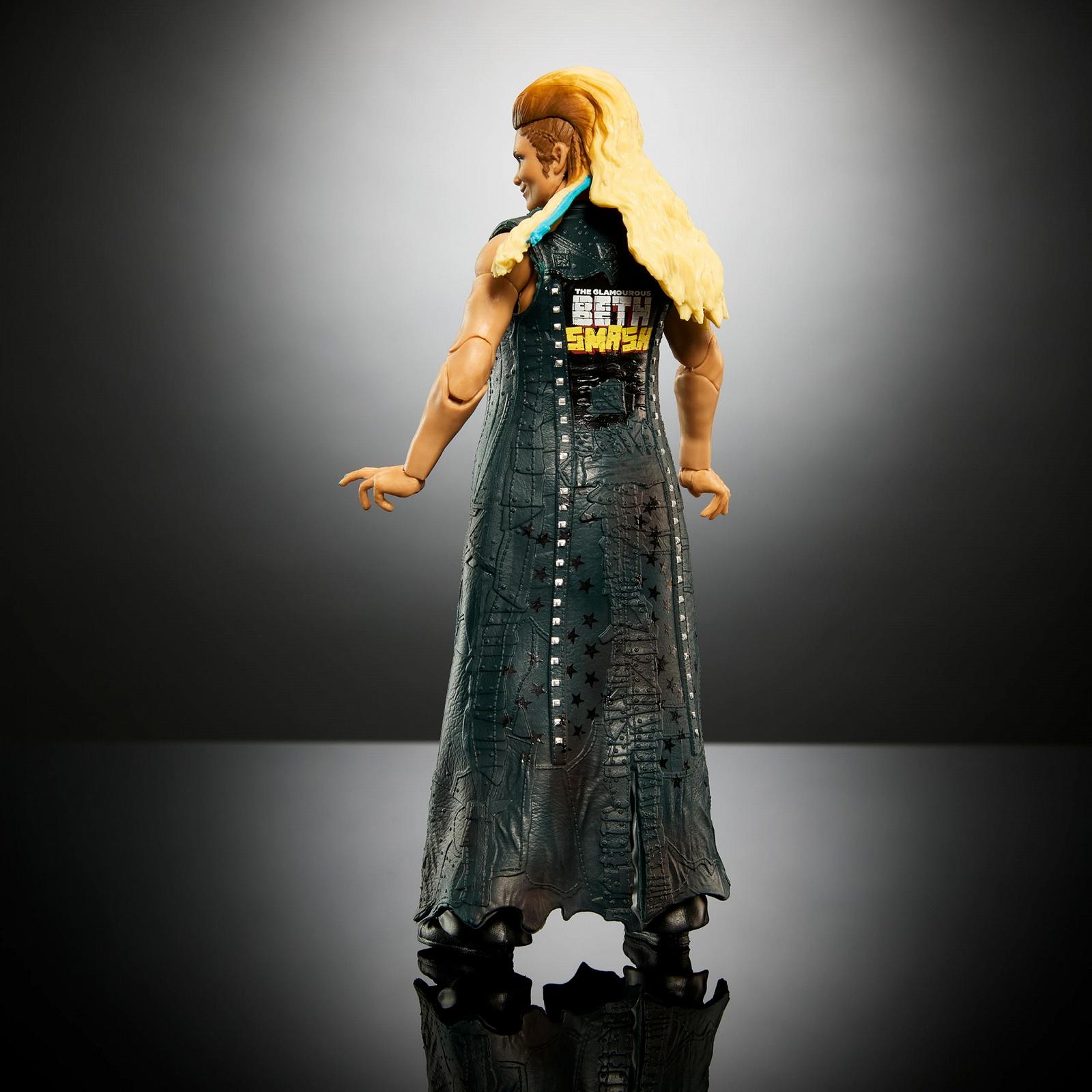Фігурка Mattel WWE Elite Collection Royal Rumble Beth Phoenix з аксесуарами та частинами Virgil Build-A-Figure, HVF81, фото №6