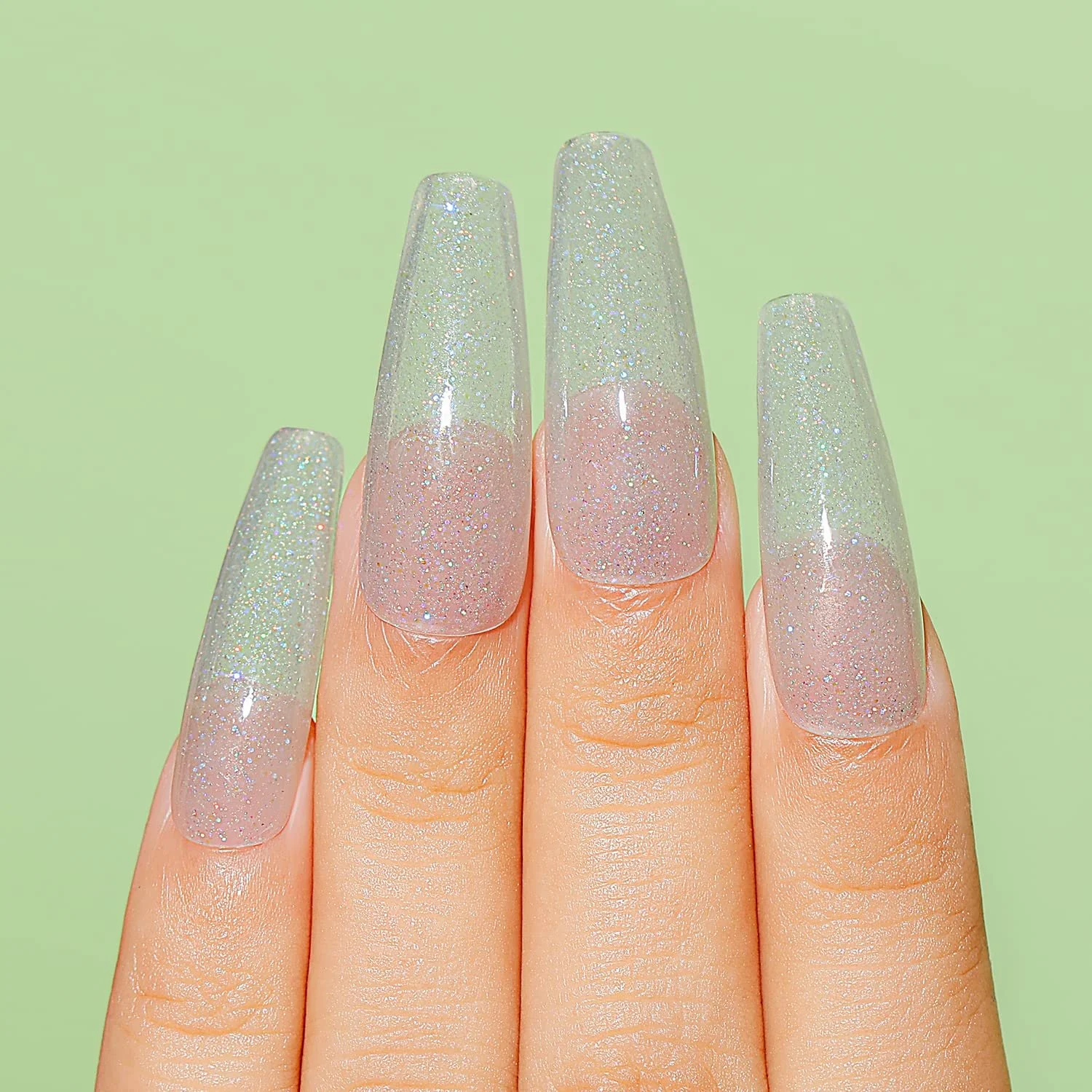 Гель-лак AIMEILI Nude Shimmer Glitter з блискітками Кольори - (567) 10 мл, фото №3