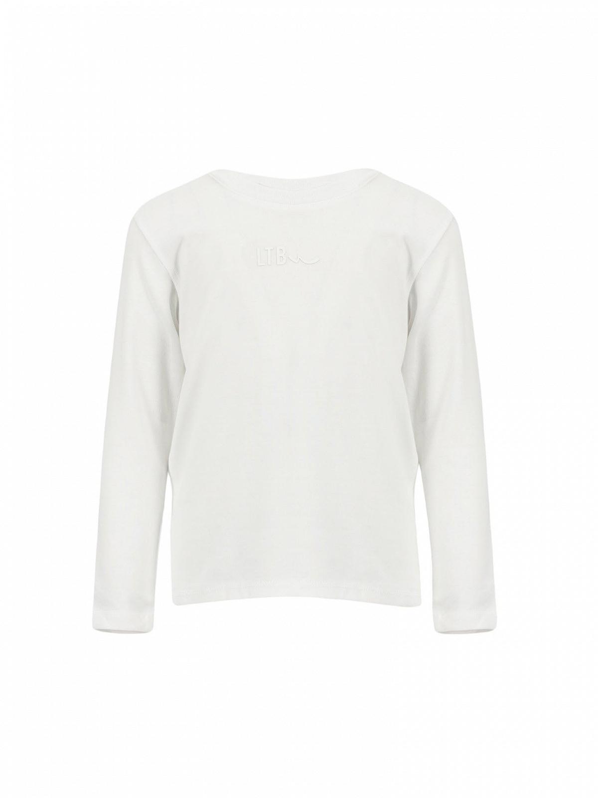 Толстовка LTB Jeans Manege для девочек, размер 116 см, белая, фото №1