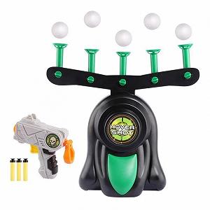 Интерактивная игра Воздушный тир пистолет с дротиками и летающими мишенями - Фото 1