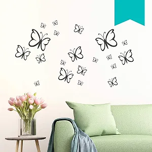 Набір наклейок на стіну 20 шт. Wandkings Butterfly Mint - Фото 1
