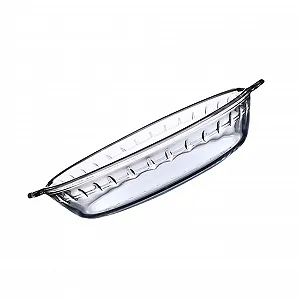 Форма для запекания термостойкая стеклянная круглая - Фото 1