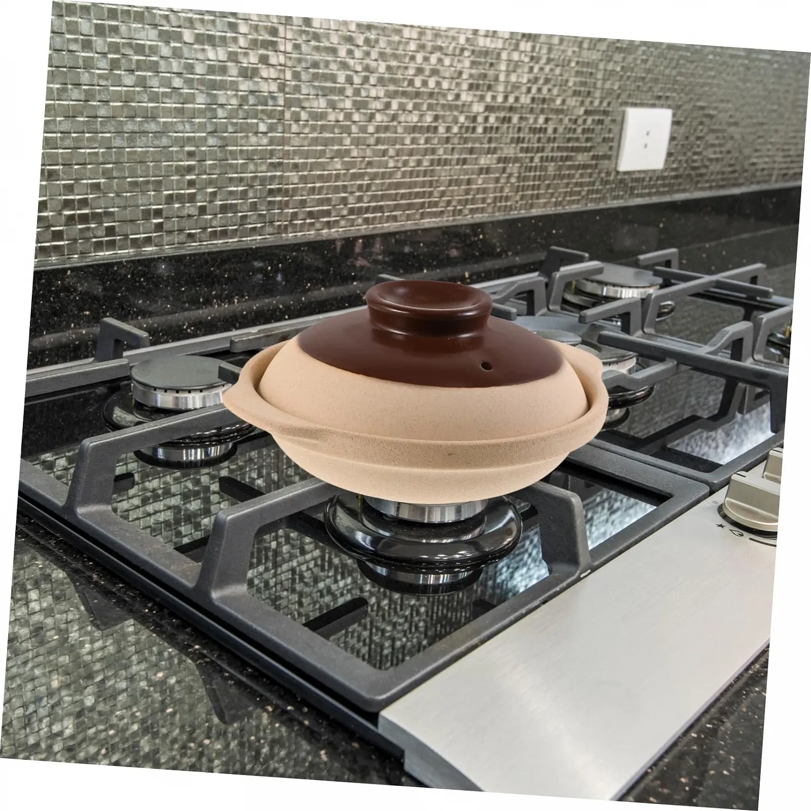 Кастрюля керамическая для газовой плиты термостойкая в традиционном китайском стиле, фото №9