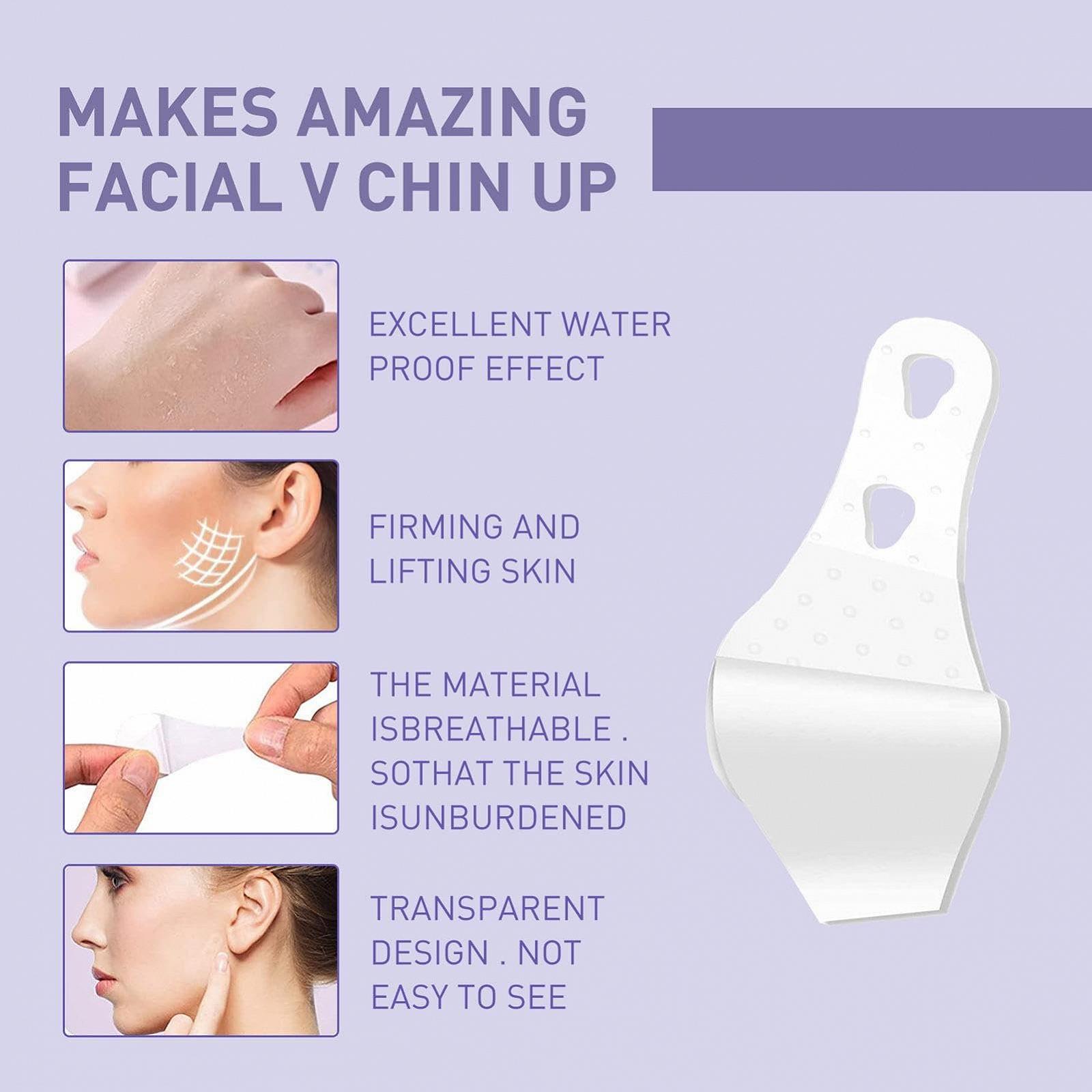 Лента для подтяжки лица Invisible Povanjer V-образная, фото №5