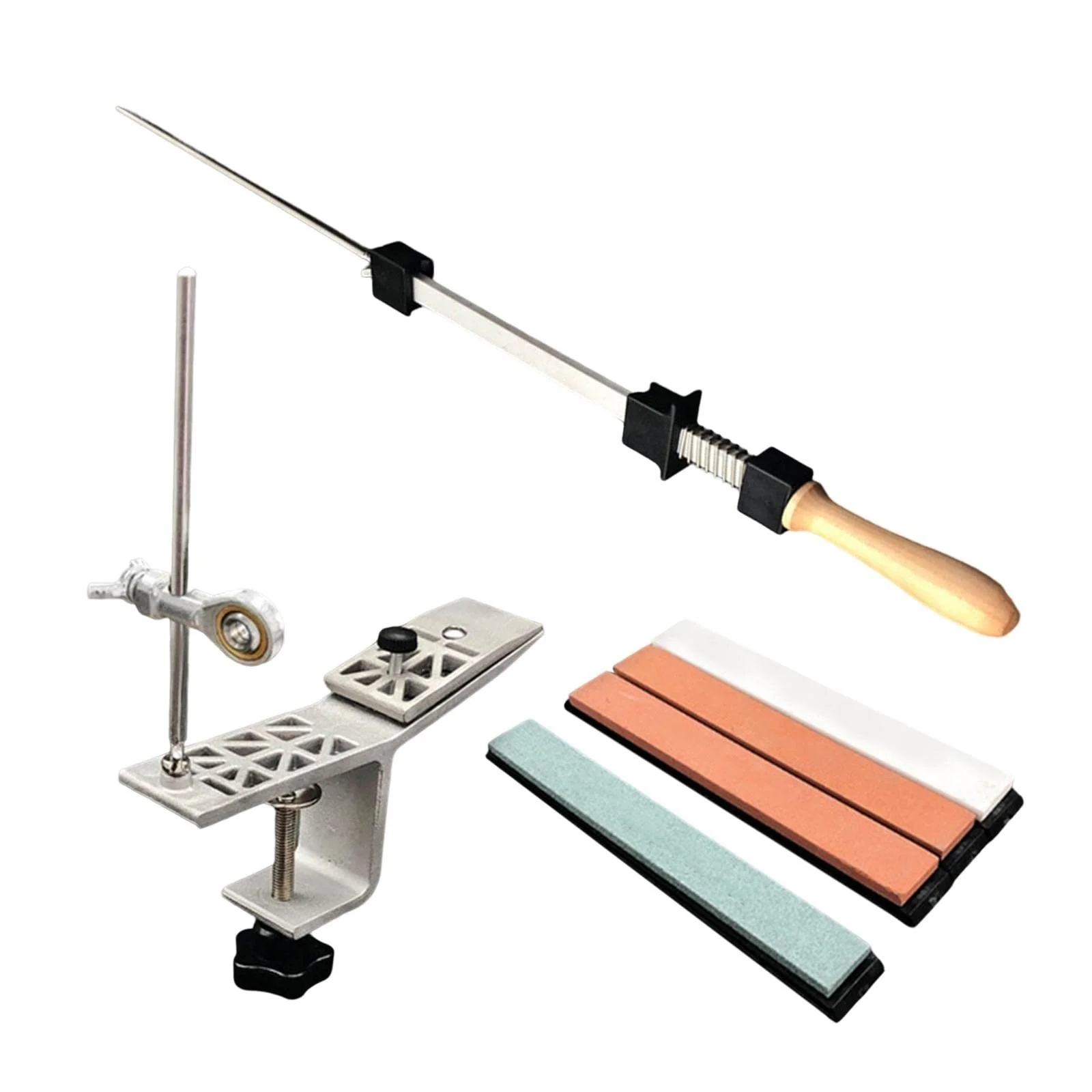 Точильная система для ножей F Fityle профессиональная с фиксированным углом набор, фото №1