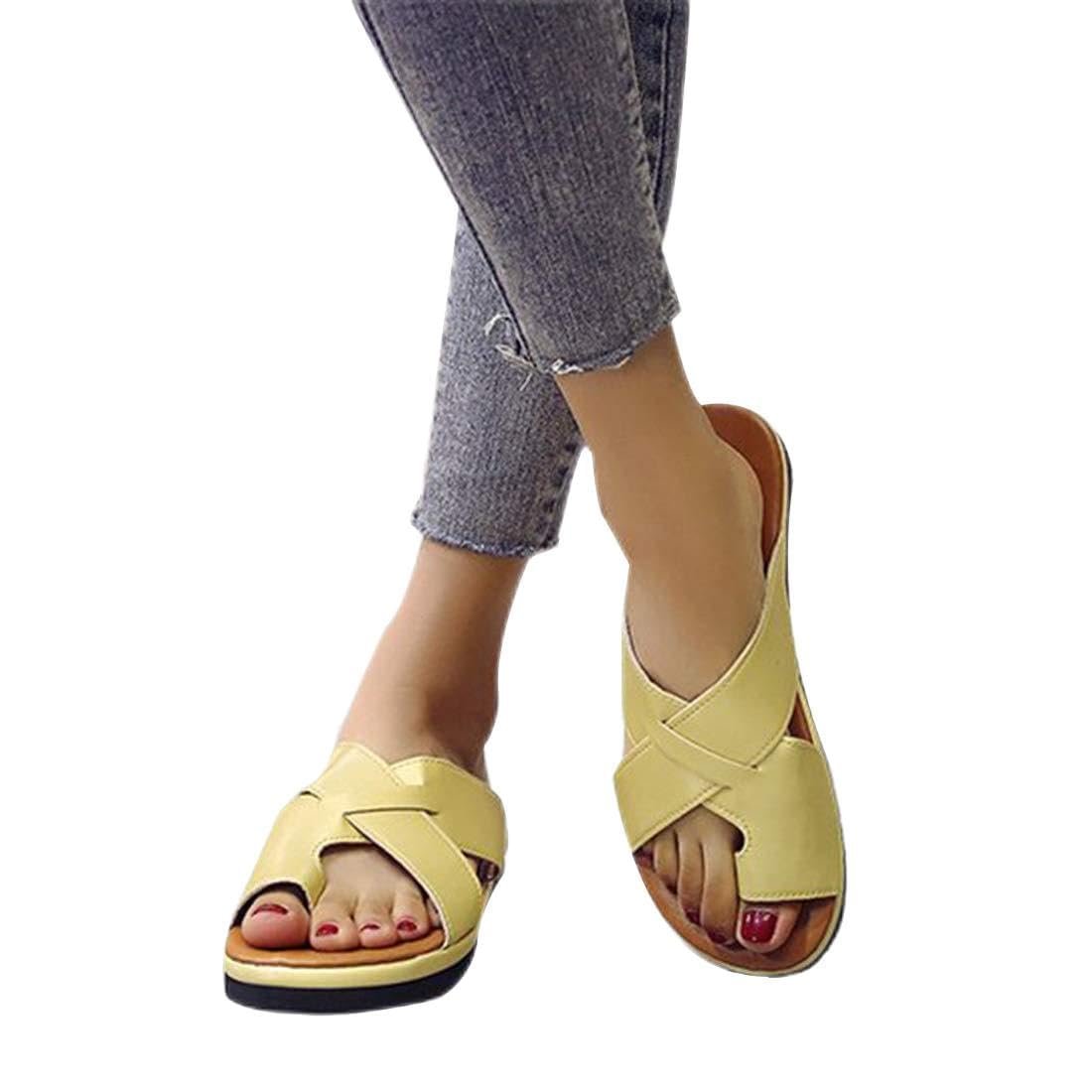 Удобные Сандали-платформа для Женщин Желтый, 43, фото №1
