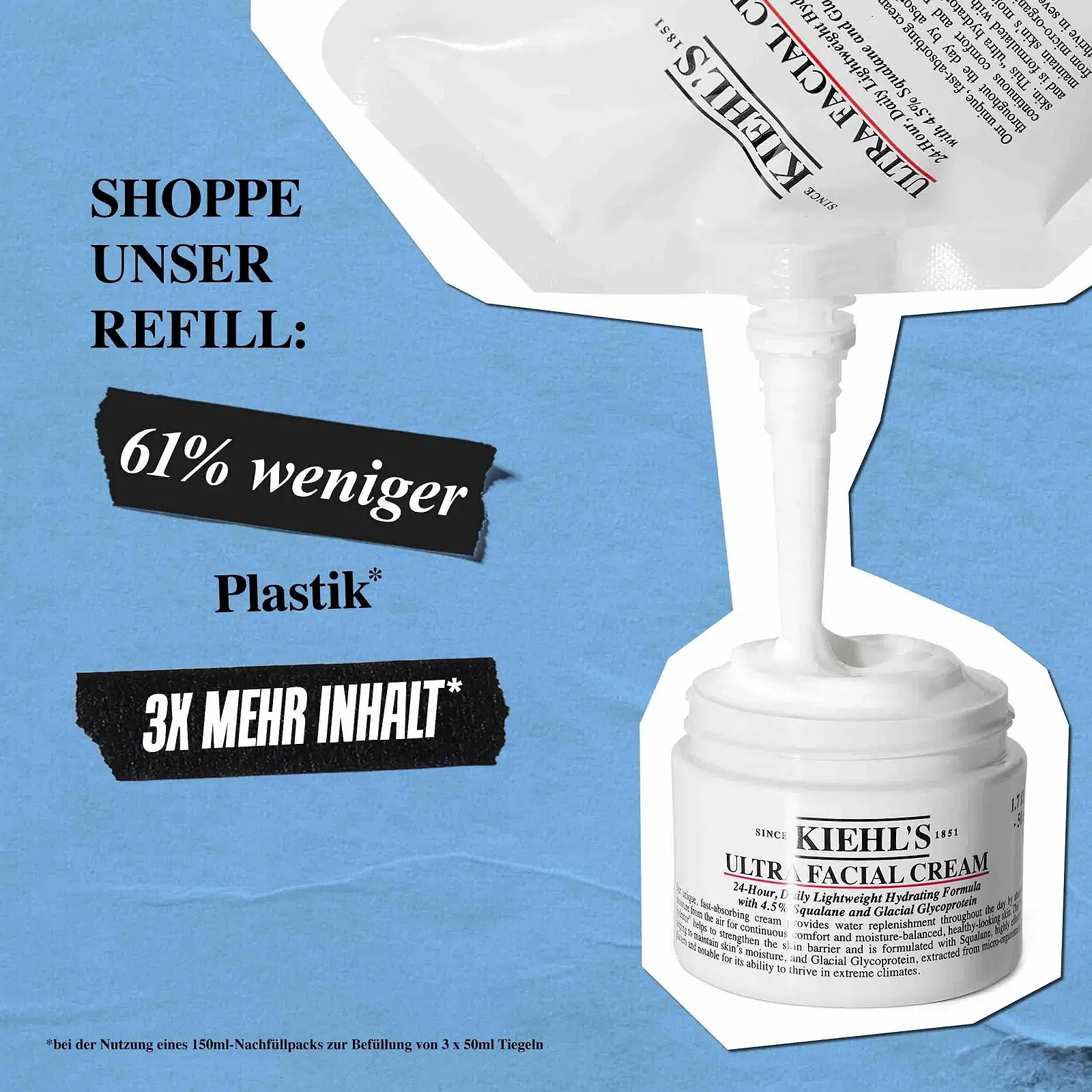 Крем для обличчя KIEHL'S Ultra Facial Cream зволожуючий легкий зі скваланом 72 год, фото №7