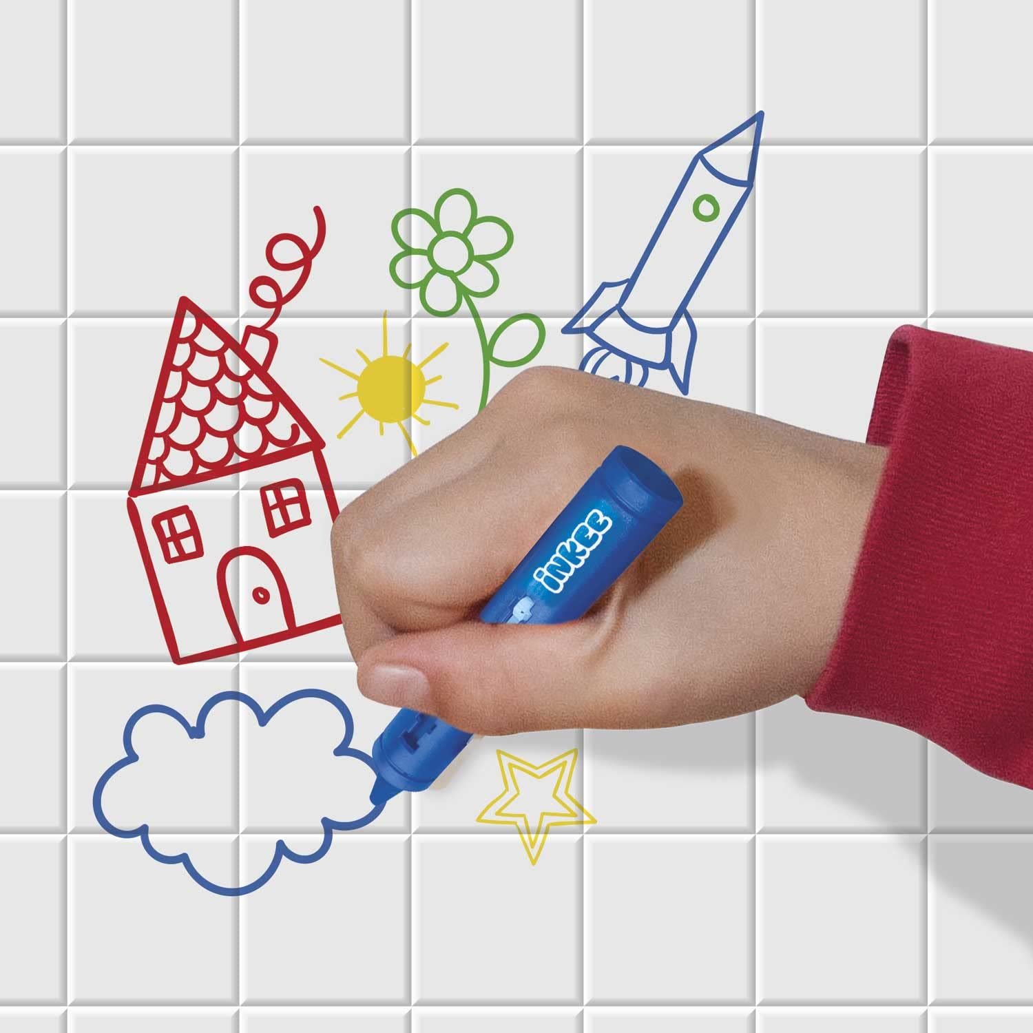 Крейда для ванни INKEE 4 шт. рiзних кольорiв, фото №8