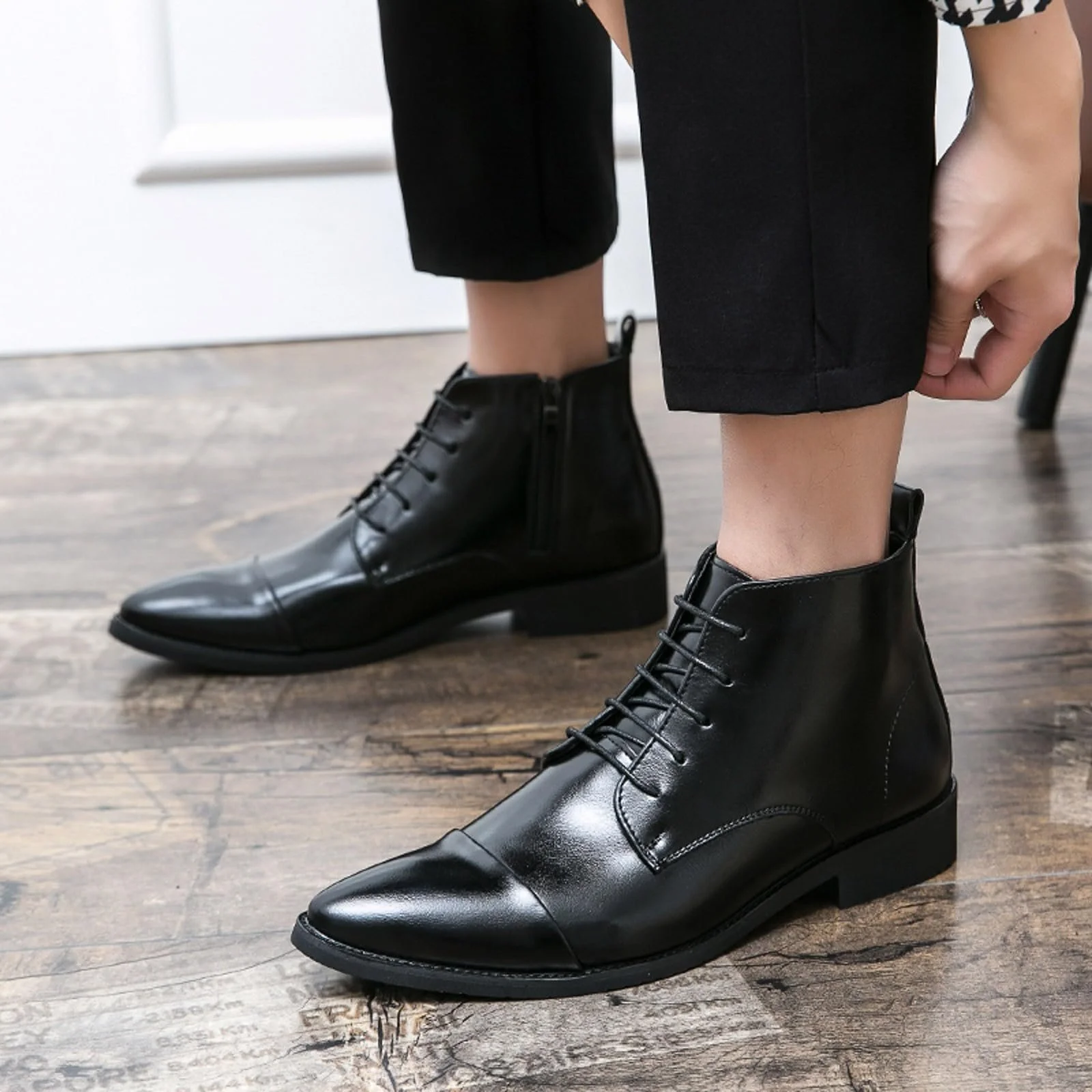 Челсі Чоловічі Чоботи Шкіряні, фото №3