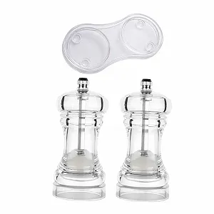 Млин для солі та перцю акриловий, ручний - Фото 1