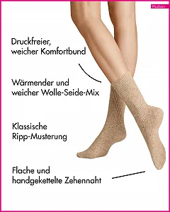 Женские носки Hudson Winter Rib Soft synthetic.ua - Фото 1