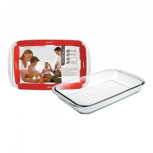 Противень IBILI Kristall прямоугольный стеклянный 30 x 18 x 6 см synthetic.ua - Фото 1