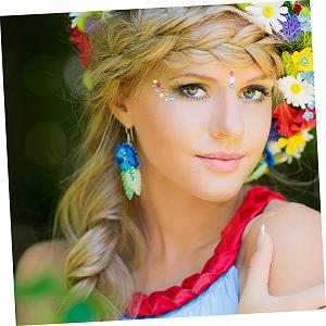 Наклейки со стразами Beavorty 4 набора, смола, драгоценные камни для лица, наклейки для рукоделия, украшения для глаз, наклейки с драгоценными камнями, липкие стразы для лица, смоляные украшения, лента для детского лица synthetic.ua - Фото 1