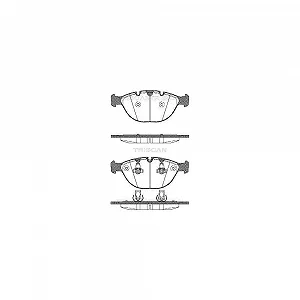 Комплект гальмівних колодок дискового гальма TRISCAN 8110 11011 для BMW, передня вісь - Фото 1