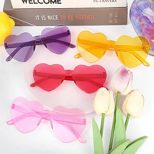 Сонцезахисні окуляри ZALAON Серце Без оправи 10 шт. synthetic.ua - Фото 1