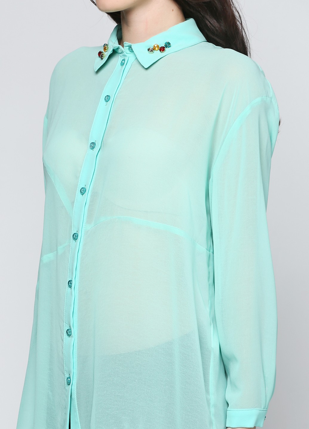 Блуза Rinascimento M Зеленый (Дн.105-6277), фото №3