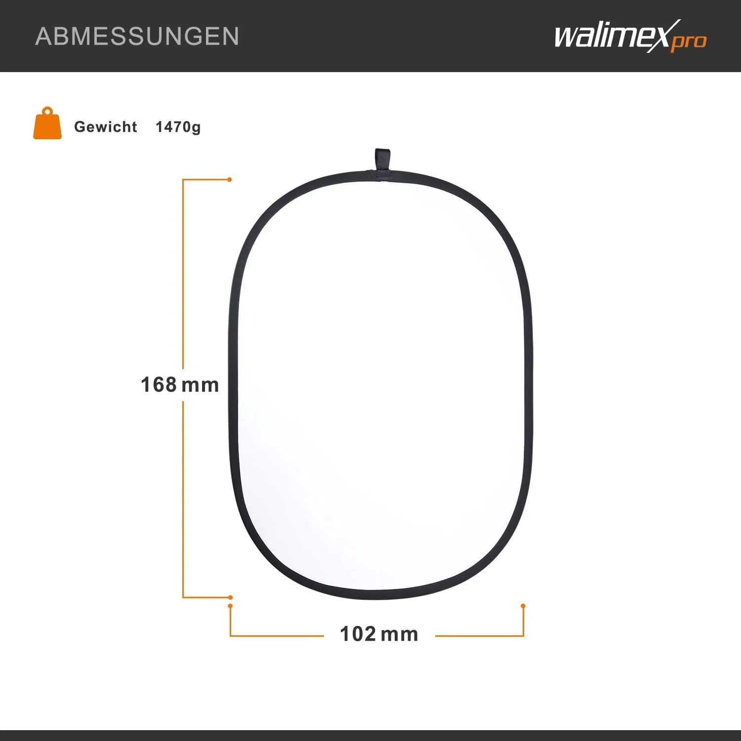 Набор сложных отражателей Walimex 5 в 1 102 x 168 см, фото №4