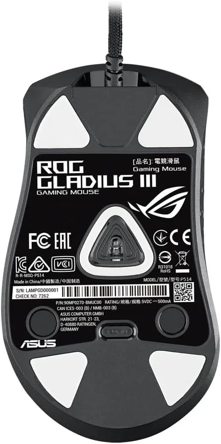 Ігрова миша ASUS ROG Gladius III / USB / ROG Оптичний / 26000 DPI / 6 кнопок / RGB підсвітка / Чорна, фото №1 Ігрова миша ASUS ROG Gladius III / USB / ROG Оптичний / 26000 DPI / 6 кнопок / RGB підсвітка / Чорна, фото №1