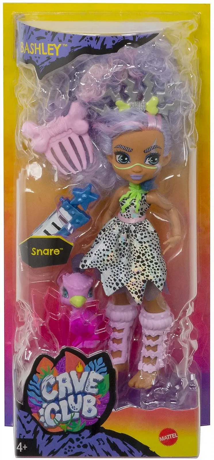 Кукла Cave Club Bashley GTH04, 25.4 см, доисторическая модная с домашним динозавром, игрушка от 4 лет, фото №5 Кукла Cave Club Bashley GTH04, 25.4 см, доисторическая модная с домашним динозавром, игрушка от 4 лет, фото №5